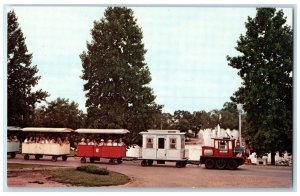 c1950's Campus Special Tours Trolley Visitors Point Lookout Missouri MO Postcard