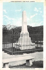 Ogden monument Fort Riley Kansas