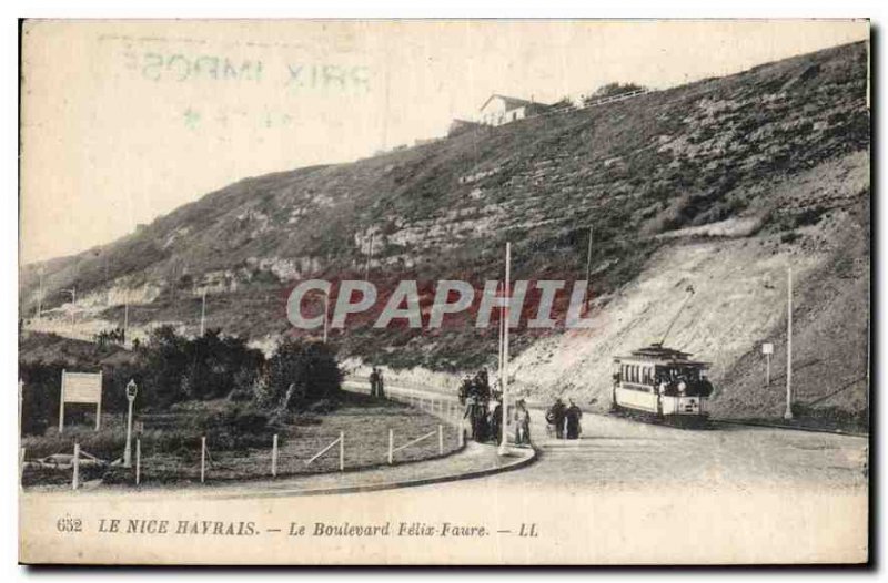 Old Postcard Le Havre Nice Boulevard Felix Faure