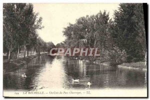 Old Postcard La Rochelle A corner Charruyer Park