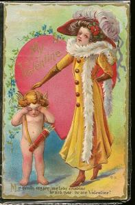E. Nash 1910 Embossed Valentine Postcard