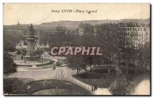 Lyon - Place Carnot - Old Postcard