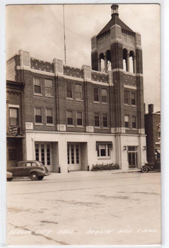 RPPC, City Hall, Berlin WS