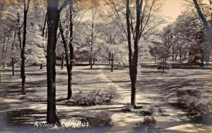 YELLOW SPRINGS OHIO~ANTIOCH COLLEGE-CAMPUS~REAL PHOTO POSTCARD