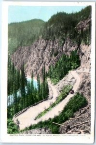 M-45480 Switch Back Road on Way to Yoho Valley Yoho National Park B C Canada