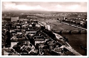 Germany Frankfurt Am Main Blick nach Osten Vintage Postcard C013