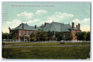 1910 Waterman Gymnasium University Michigan Exterior Ann Arbor Michigan Postcard