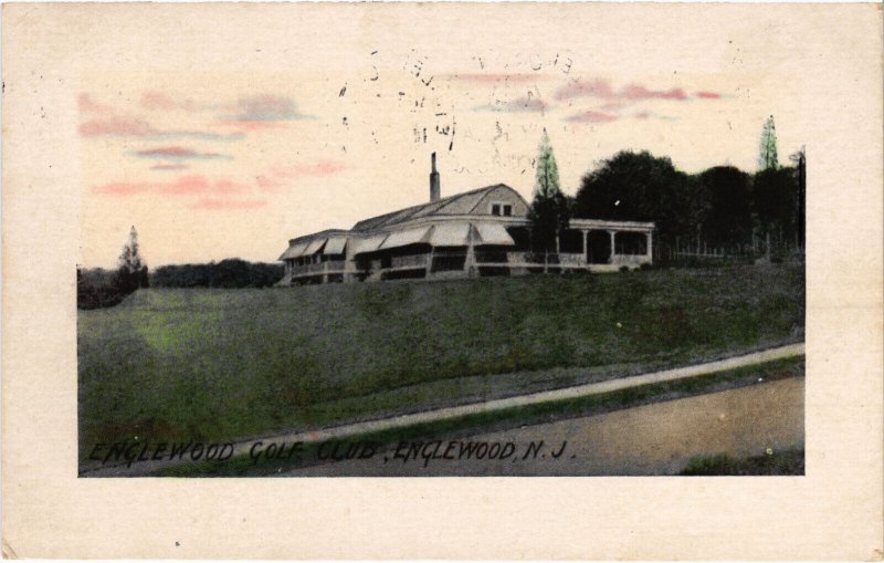 PC GOLF, USA, NJ, ENGLEWOOD, GOLF CLUB, Vintage Postcard (b45434)