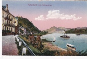 Germany Remagen Rolandsack mit Siebengebirge