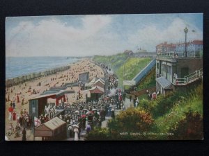 Essex West Sands CLACTON ON SEA shows BEACH THEATRE c1912 Postcard by Tucks 7281