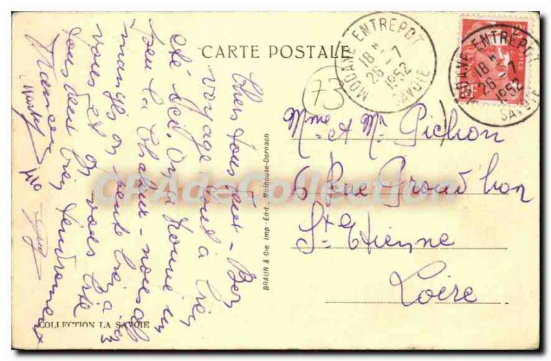 Postcard Old Quarter Modane Loutraz strong Sapey