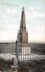 Monument des Prussiens Waterloo Belgium Unused 