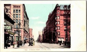 Superior Street, Duluth MN Undivided Back Vintage Postcard V21
