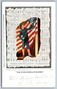 US Army  The Star Spangled Banner  c1905  Postcard