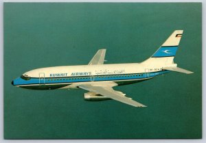 Airplane Postcard Kuwait Airways Airlines Boeing 737-269 SK-ACV GC48