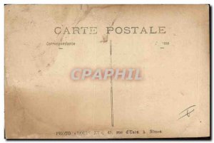 Old Postcard Photography Man Jet