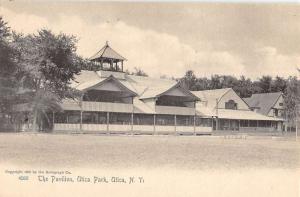 Utica New York Pavilion Park Exterior Antique Postcard K13513