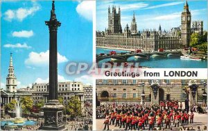 Modern Postcard Greetings from London