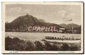 Postcard Old Der Rhein