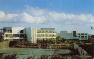 St Thomas Virgin Islands~Virgin Isle Hotel~Playing Tennis @ Courts~1952 Postcard