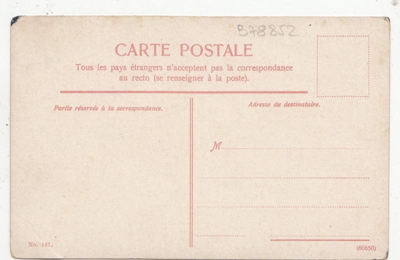 B78852 constantinopole i turkey dame turquee istanbul scan front/back image