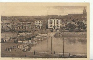 France Postcard - Boulogne-Sur-Mer - Le Pont Marguet Et La Rue Faidherbe -11433A