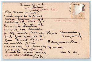 Banff Alberta Canada Postcard Cascade Mountain c1930's Vintage Posted