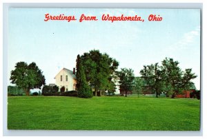 Vintage Washington Pike Farm Wapakoneta, Ohio. Postcard F146E