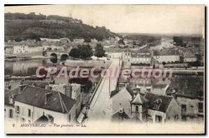 Old Postcard Montereau Vue Generale