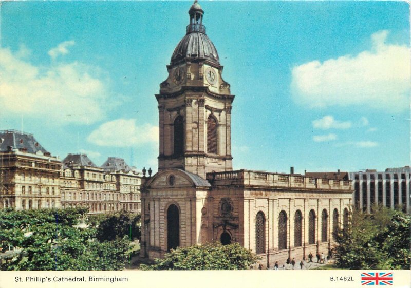 Postcard England St Phillip Cathedral Birmingham