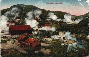 Whakarewarewa NZ New Zealand c1927 Postcard E69