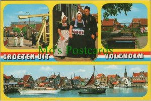 Netherlands Postcard - Groeten Uit Volendam  RR12906