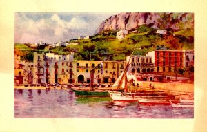 Italy - Capri. Marina Grande, The Landing
