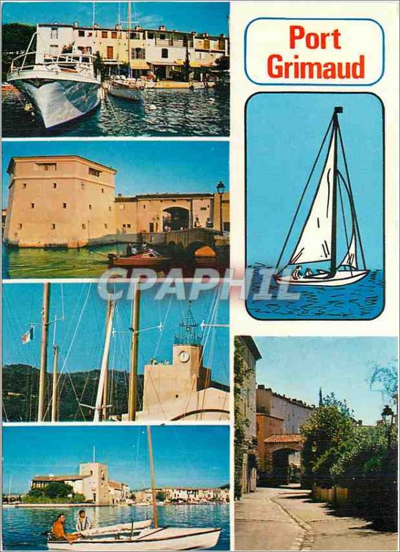 Modern Postcard Port Grimaud Var Cite Lakeside REALIZED BY Etige and Manera SA