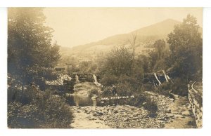 VT - Pittsfield. The Dam    RPPC