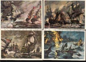 005273 SHIPS USSR Russian naval fleet Collection of 16 old PC