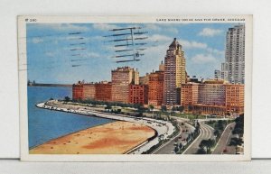 Lake Shore Drive and the Drake, Chicago - Postcard