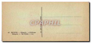 Old Postcard Egypt Egypt Heliopolis The obelisk
