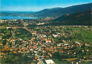 Germany lauterach vorarlberg panoramic view lake mountain city village Postcard