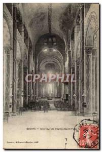 Puy de Dome - Issoire - Interior of & # 39Eglise Saint Paul - Old Postcard