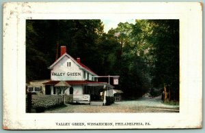 Valley Green Wissahickon Philadelphia Pennsylvania PA DB Postcard C14