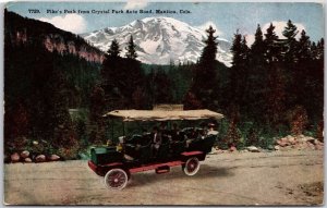 Manitou CO-Colorado, Pike's Peak From Crystal Park Auto Road, Vintage Postcard