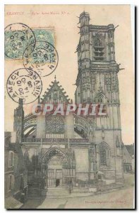 Old Postcard Clamecy Eglie Saint Martin