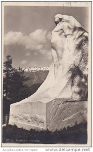 Switzerland St Moritz Segantini Denkmal 1920