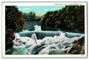c1940's McMichaels Falls Stroudsburg Pennsylvania PA Unposted Trees Postcard