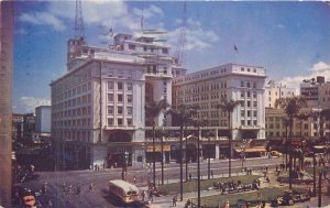 California San Diego US Grant Hotel autos bus Roberts #C1191 Postcard 22-9056