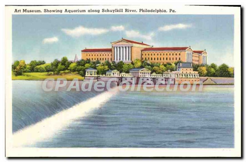 Modern Postcard Bird's Eye View from City Hall Showing Benjamin Franklin Park...