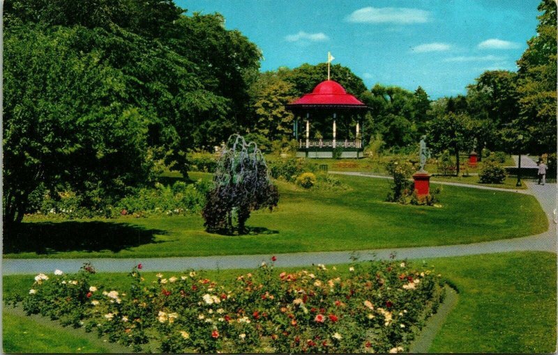 Public Gardens Halifax Nova Scotia Canada VTG Postcard UNP Unused Vintage Mirro 