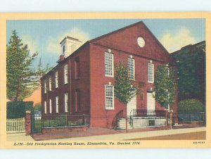 Linen CHURCH SCENE Alexandria Virginia VA AD1085@