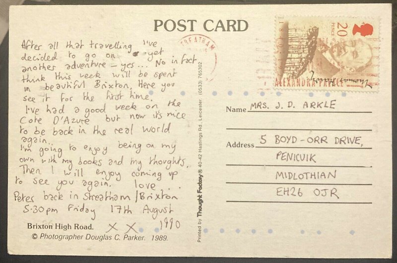 England Brixton High Road - posted 1990